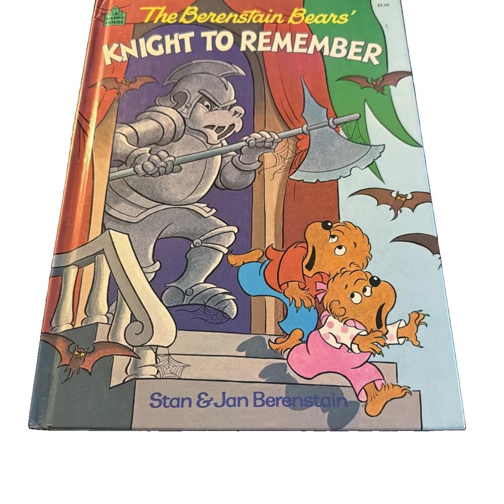 Berenstain Bears Knight to Remember 1986 Vintage Happy House Hardcover
